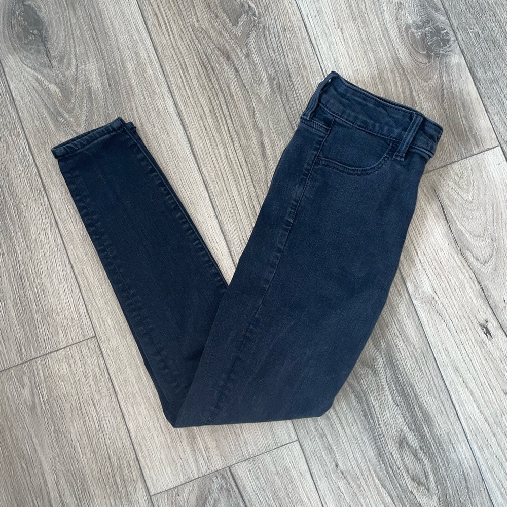 American Eagle Next Level Stretch High Rise Black Jeans - Size 4S